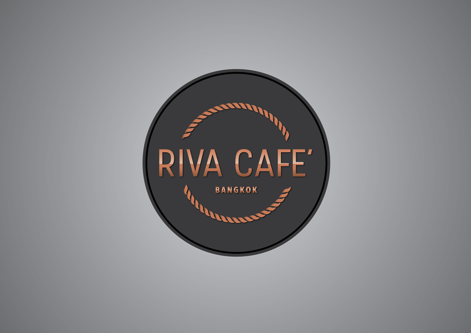 Branding design - ออกแบบโลโก้ Riva cafe'