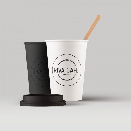 Branding design - ออกแบบโลโก้ Riva cafe'